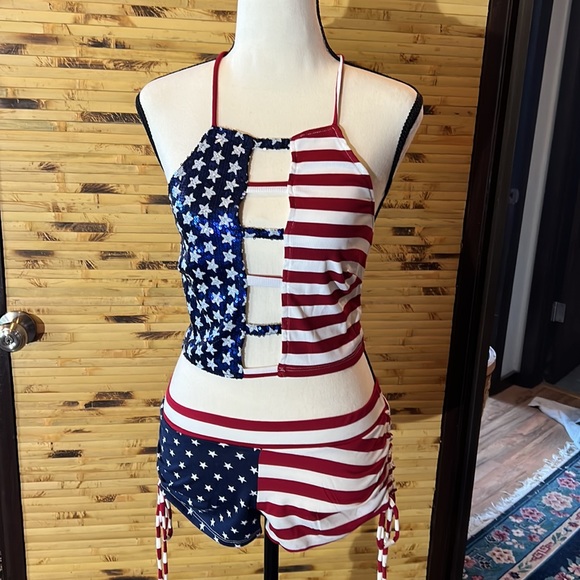 Flag swimming suit. - Picture 3 of 4